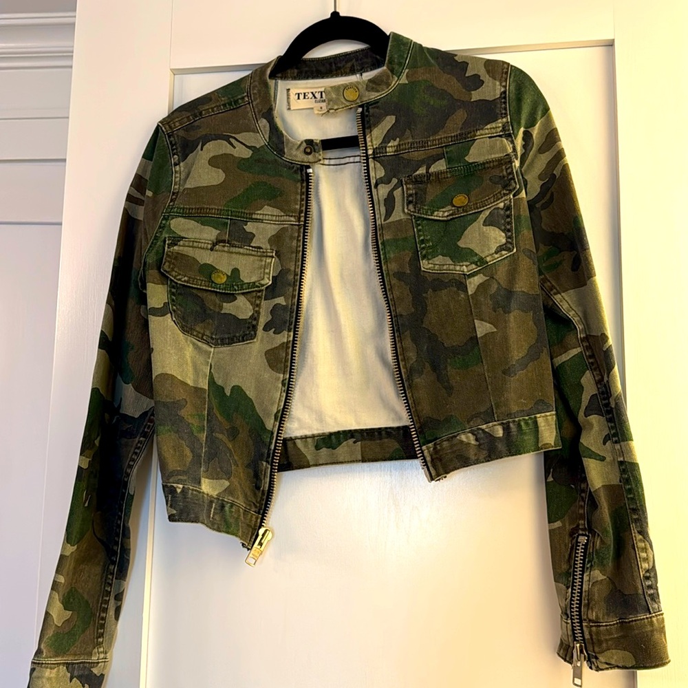Elizabeth and James Camo Jacket